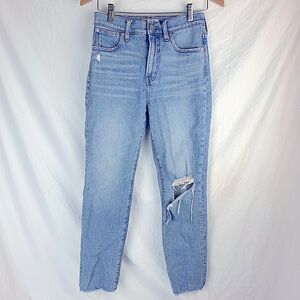 Madewell Sz 26 The Perfect Vintage Jean -Distressed Style